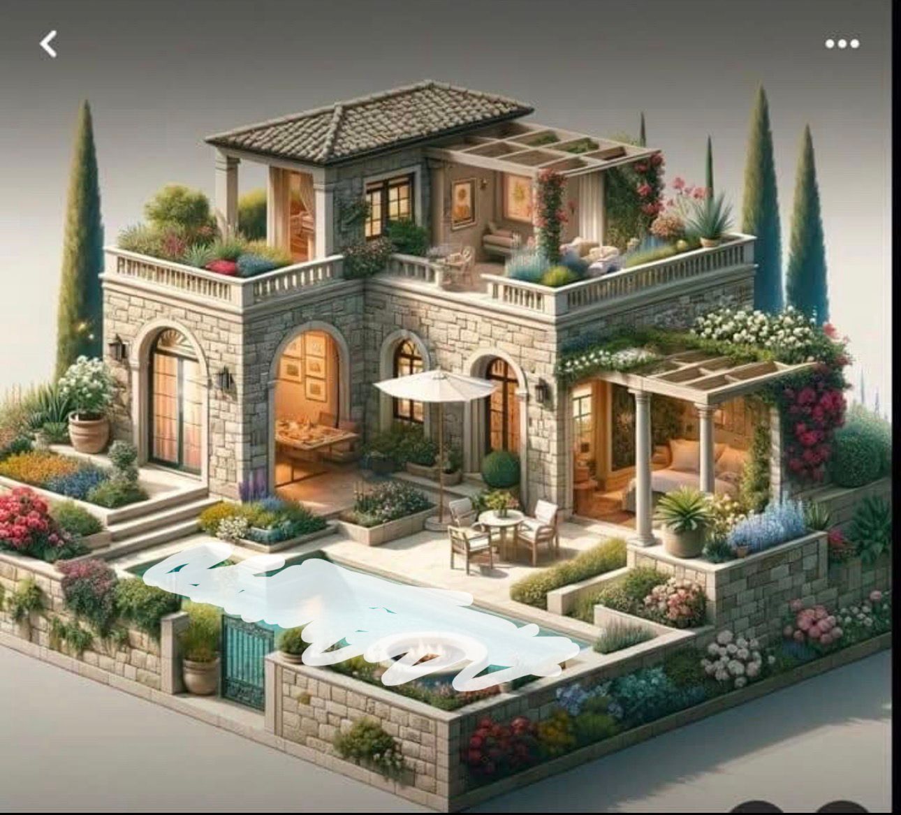 Cameron's exterior style reference, sent 12 April 2026