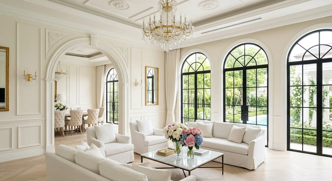 Concept A, Bright White Classical, living