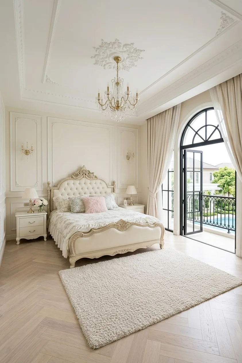 Concept A, Bright White Classical, master bedroom