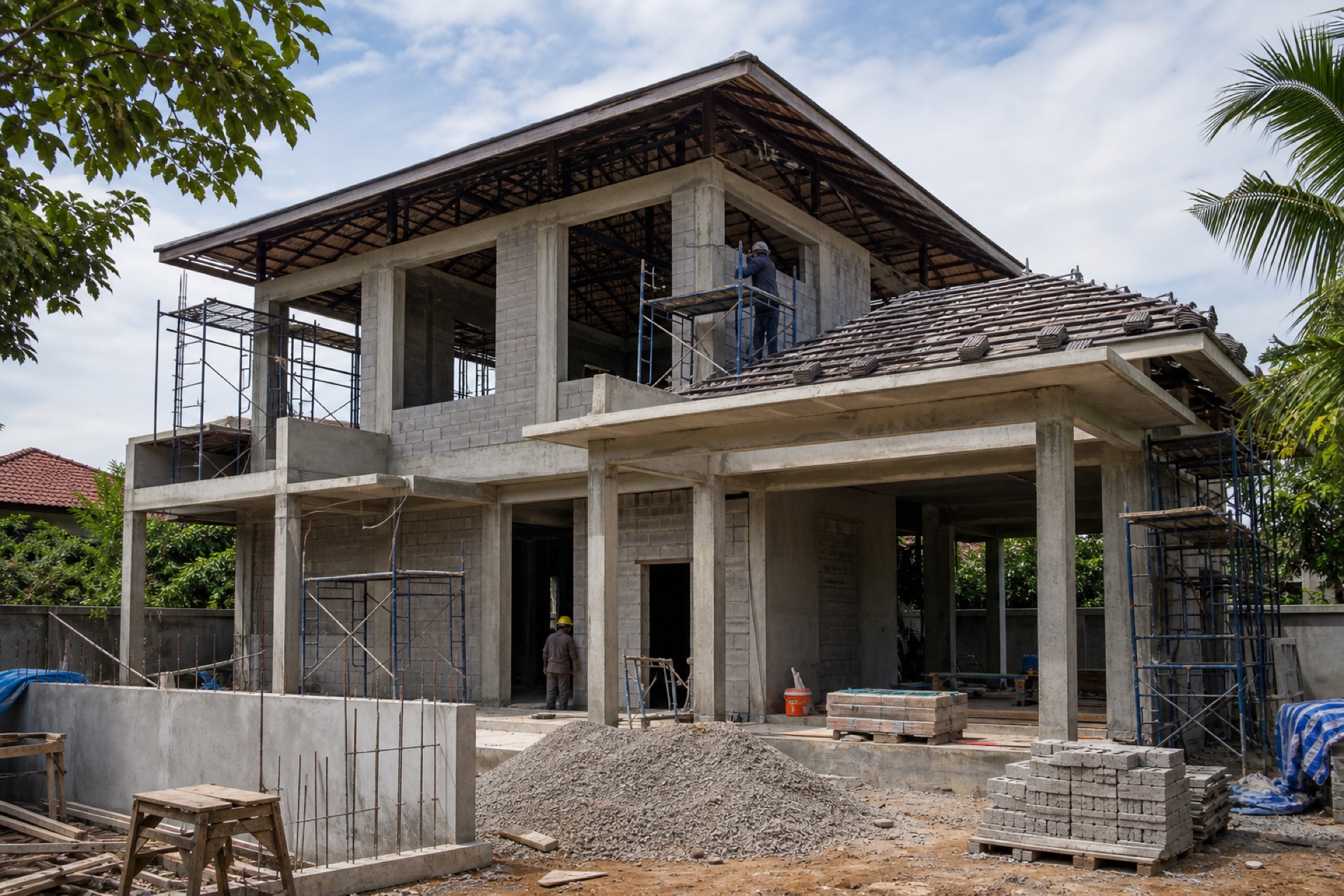 Ben's Deck — finished view integrating with existing residence