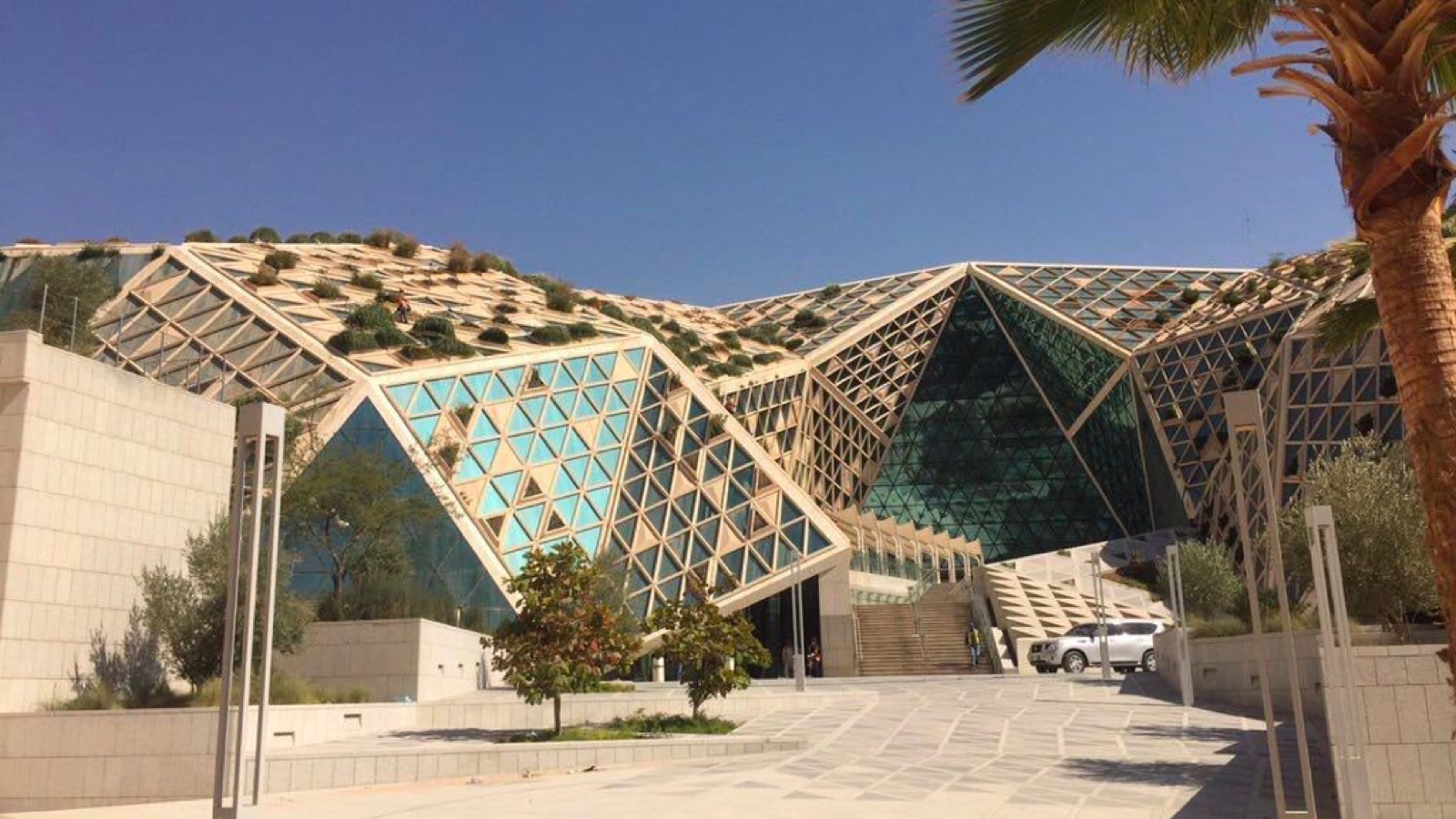 King Abdullah Financial District (KAFD), Riyadh — convention centre and surrounding district
