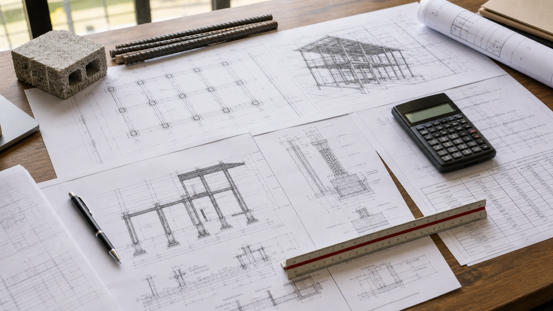 Architectural drawings and construction documents prepared for a Modern Lao Homes client review